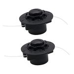 Powswopx C5-2 Feed Trimmer Head for Stihl FS38 FS40 FS45 FS46 FS45C FS50 FSE60 Weed Eater Head Replacement 4006 710 2106, 4006 710 2103-2 Pack