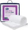 Silentnight Deep Sleep 5cm King Mattress Topper - Luxury Soft 5cm Thick Deep Mattress Topper Enhancer Pad Protector with Easy Fit Straps - Hypoallergenic and Machine Washable - King Size - 200x150cm