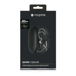 Mophie Power Capsule 1,400mAh Power Boost Carry Case for Headphones & Wearables - Black - 3512_PWR-CAPSULE-1.4K-BLK