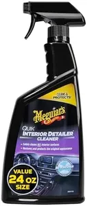 Meguiar's Quik Interior Detailer - Perfect for Car Interior Detailing - Quick and Easy Cleaning that's Safe on Plastic, Vinyl, Leather and More - Car Interior Cleaner and Protectant - 24 Oz