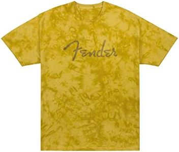 Fender Tie-Dye Logo T-Shirt, Mustard, XL