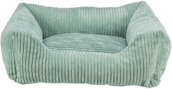 TRIXIE Lit orthopédique Vital Jonna 37266-100 x 70 cm - Gris - Coussin pour Chien de qualité supérieure avec Mousse à mémoire de Forme - Panier pour Chiens âgés - Doux pour Les articulations et