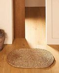 (17x27 inch Doo mat) Ovel Natural Jute Door Mat Rug/Mat for Entrance and Home Decoration for all Seasons