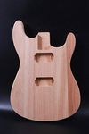 Unfinished Guitar Body mahogany Wood Electric Guitar Body replacement DIY Guitar St HH