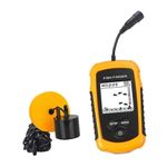 LOOM TREE® Fish Finder 100M Boat LCD Display High/Low Sensitivity Settings Depth Finder | 1 Fish Finder 1 Probe