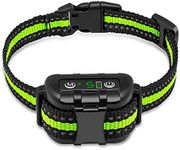 Bark Collar for Large Dog Rechargeable Bark Shock Collar Bark Collar for Medium Dogs Anti Barking Collar with Adjustable Sensitivity and Intensity Beep Vibration No Bark Collar