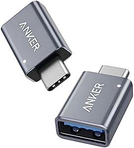 Anker Lot de 2 adaptateurs USB-C vers USB 3.0 femelle pour MacBook Pro 2020, iPad Pro 2020, Samsung Notebook 9, Dell XPS et autres appareils de type C