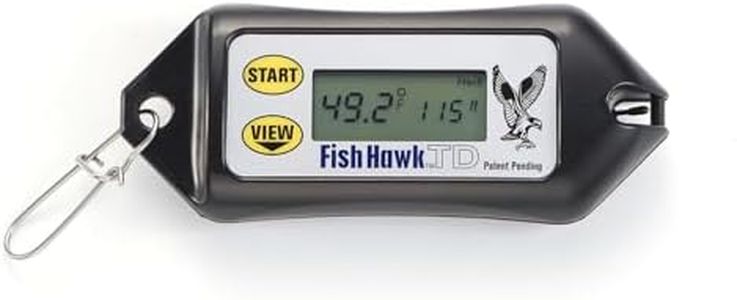 Fish Hawk TD - Logs Water Temperature Every 5-Feet - Fishing, Trolling, Downriggers, Boats, and Kayaks