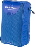 Lifeventure MicroFibre Travel Towel — Compact, Lightweight Quick-Dry Sports & Beach Towel, Sand-Free Design, Giant, Blue