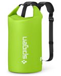 Spigen Aqua Shield Waterproof Dry Bag Rucksack 30L, [Mesh-Lined Padded Straps] [Roll-Top Closure] Backpack for Swimming, Paddle Boarding, Fishing, Kayaking, Camping, and Boating - Cactus Green