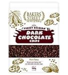 Bakers Street | Finest Belgian | Dark Chocolate Chips 500g | Premium Quality | Baking & Dessrets | Makeing Cake, Muffin and all of bakings