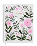 HAPPYWAGON Bird Vines Undated Daily Planner and Journal, Daily Study & Work Planning, To-Do List, Productivity, Goals & Expense Tracker with 1 Sturdy Box, Hardbound, 120 GSM, 300 Pages, (Beige)