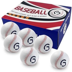 Gracfulcub Baseball Ball, Youth and Adult Baseball Players Training (Brand Ball 6pc)