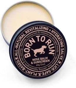 Born To Run Dog Nose Balm 60g | Dry Cracked Chapped Snout Soother | Moisturizes Heals Natural Sunscreen & Cold Wind Protection | Fragrance-Free Lick Safe Vegan Hyperkeratosis Relief Pet Nose Cream