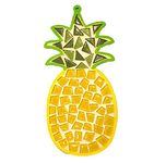 Mold Your Memories Wood Diy Pineapple Mosaic Art Kit, Creative Art And Craft Kit, Birthday Return Gift For Boys And Girls (Pineapple, Yellow, Green)