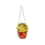 The decorshed Stylish Hanging Chick for Garden Decor - Terrace Hanging Decoration Item - Indoor/Outdoor Garden Animal Figure