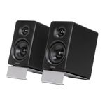 Edifier M60 Compact Desktop Speakers 2.0, for PC/Laptop/Computer, Bluetooth v5.3, USB C & 3.5 mm AUX, Hi-Res Audio Wireless Certified, 66W RMS, for Music and Gaming, Pair with Stands, Black