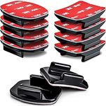 MiPremium Adhesive Mount Kit Sticky pads for GoPro Hero 13 12 11 10 9 8 7 6 5 Black Silver Session Cameras Flat & Curved Helmet Mounting attachment Accessories for Go Pro Other Action Camera (10 Pack)