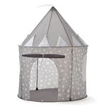 RELSY Grey Pop Up Tent For Kids, Starry Grey Kids Tent Indoor & Outdoor Tent, Grey Play Castle Tent Kids Play Tent, 135 x 100cm