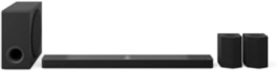 LG S95TR 810W Soundbar – Wireless Subwoofer, Black