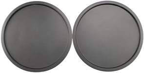 GoodCook Everyday Set of 2 Nonstick Steel 10" Personal Pizza Pans Set, Gray