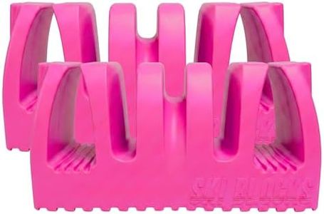 Portable Protection for Your Skis & Snowboards I Magnetic I Made in America (Magenta, Two Pack)