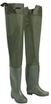 Dirt Boot Unisex Nylon Hip Waders 100% Waterproof Carp Coarse Fly Fishing Thigh Muck Wader (10)