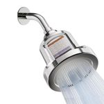 WaterLabs HL-43 High-Pressure Filtered Shower Head for Hard Water | Advanced Filtration for Healthier Hair & Skin | Removes Chlorine, Limescale, and Impurities | 20-Stage Filtration for Hard Water