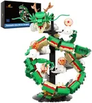 JMBricklayer Dragon Building Set for Adults 70134, Lighting Dinosaur Collectible Model to Build,Ideal Divine Dragon Building Blocks Model with Display Stand, Christmas Birthday Gifts for Boys Adults