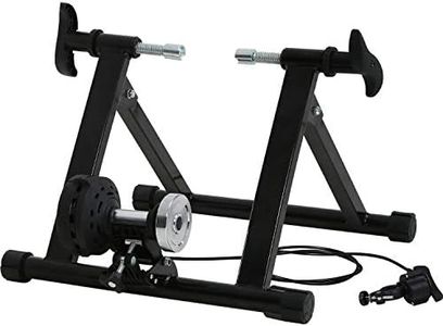 Bike Trainer Stand for Indoor Riding, Bicycle Exercise Training Stand with Magnetic Flywheel,Noise Reduction,5Resistance Settings Stationary Bike Resistance for Road