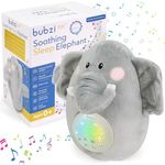 Baby Soother Toys Elephant White Noise Sound Machine, Toddler Sleep Aid Night Light, Unique Baby Girl Gifts & Baby Boy Gifts, Portable Baby Soother, New Baby Gift, Gender Neutral