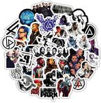 BulbaCraft 36 Pcs Rock Stickers, Band Stickers for Adults, Alternative Rock Stickers, Rock Stickers and Decals, Guitar Stickers, Nu Metal Stickers, Alternative Metal Rock Electronic Rock