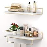 Shario White Floating Shelves - Set