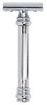 Merkur Heavy Duty Long Barber Pole Safety Razor, Chrome