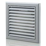 150 mm Robust Outside Wall Hole Cover Vent Fitting with Fly Screen for Caravan Shed Bathroom Shower Kitchen Garage Shed for Air Circulation Odour Removal Extractor Fan Cooker Hood Oven Vent