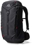 Gregory Zulu 28L Lt Unisex Hiking/Backpacking Pack, Freefloat Hipbelt, Internal Hydration Sleeve For Water Bladder, (Reservoir Not Included), One Size Fits All, Volcanic Black