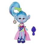 DreamWorks Trolls Glam Chenille Fashion Doll with Dress, Shoes, and More, Inspired by Trolls World Tour, Toy for Girl 4 Years and Up