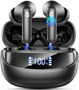 Earbuds Wireless Bluetooth Headphone, Bluetooth 5.4 Earbuds Noise Cancelling, 4 Mic, 45H Deep Bass Stereo Sound Earphone Wireless Headphone in ear, Dual LED Power Display, Type C Fast Charge Ear Buds