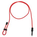 Alomejor Bungee Leash Paddle Carrying Strap Safety Elastic Kayak Paddle Leash Suit for Kayak Boat Fishing Rod Pole Coiled Lanyard Cord Tie Rope (Red)