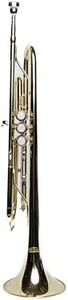 GKW Bb Brass Trumpet – Student-Intermediate Model with Dark Sound, Easy to Play in High & Low Range, Ideal for Beginner & Intermediate Players