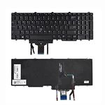 WISTAR Backlit Laptop Keyboard Compatible for DELL Latitude E5550 E5570 E5580 5550 5580 5590 5591 Laptop with Backlit & Pointer