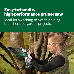 Bosch 18V Mini Chain Saw – Cordless Compact Pruning Tool