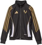 Adidas KVD75 Soccer Jersey Top Messi Tracksuit Jacket for Kids, Black (IZ2992), 160