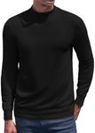 Runcati Mens Turtleneck Shirts Long