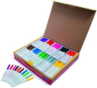 Washable Fine Tip Markers Classpack - 200 Pieces - Educational And Learning Activities For Kids