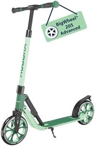 HUDORA BigWheel® 205 Advanced Scooter - Komfortabler Aluminium-Roller für bis zu 100kg - Höhenverstellbarer & zusammenklappbarer Tretroller - Kick-Scooter für Kinder/Jugendliche & Erwachsene