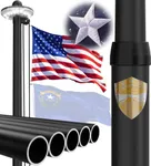 IOEN 25FT Heavy Duty Flag Pole Kit 