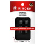 SINGER Self-Threading Hand Needles-Assorted Colors 10-Count