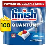 Finish Quantum Dishwasher Tablets 100's lemon