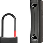 SeatyLock Mason Bike U Lock - Patented Heavy Duty Anti Theft Sold Secure Diamond Rated Bike ULock - High Security Bicycle Lock with Key - D Lock for City Electic or Mountain Bikes and Scooters (7.1")